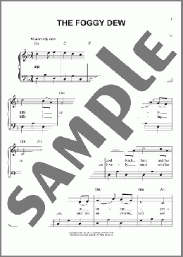 The Foggy Dew(Irish Folksong) 楽譜 ピアノ（ソロ） ダウンロード