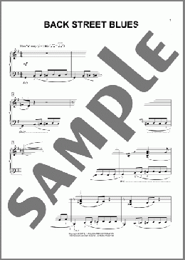 Back Street Blues(Eugenie Rocherolle) 楽譜 ピアノ（ソロ） ダウンロード