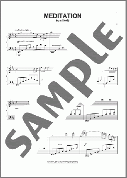 Meditation(Jules Massenet) 楽譜 ピアノ（ソロ） ダウンロード