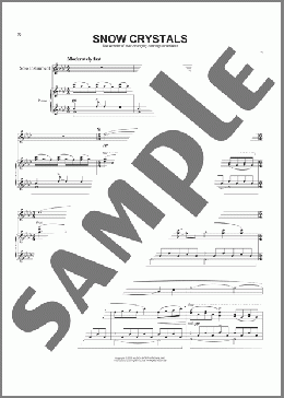 Snow Crystals(Suzanne Ciani) 楽譜 ピアノ（ソロ） ダウンロード