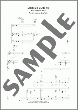 Let's Be Buddies(Cole Porter) 楽譜 その他 ダウンロード