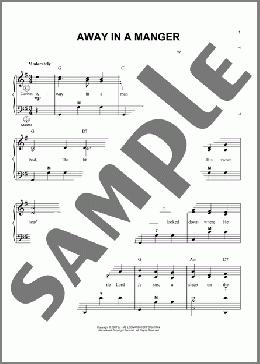 Away In A Manger(Traditional) 楽譜 その他 ダウンロード