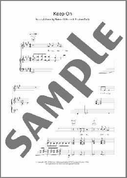 Keep On(Robbie Williams) 楽譜 その他 ダウンロード