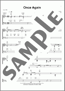 Once Again(Matt Redman) 楽譜 ピアノ & ボーカル & ギター ダウンロード