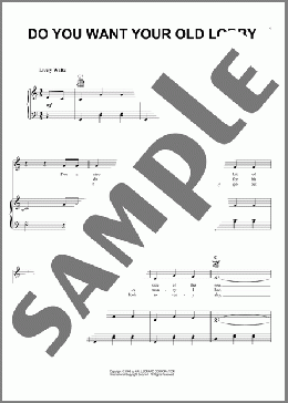 Do You Want Your Old Lobby(Irish Folksong) 楽譜 ピアノ & ボーカル & ギター ダウンロード