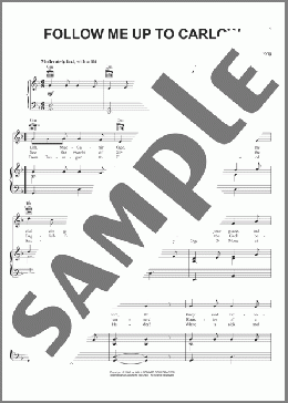 Follow Me Up To Carlow(Irish Folksong) 楽譜 ピアノ & ボーカル & ギター ダウンロード