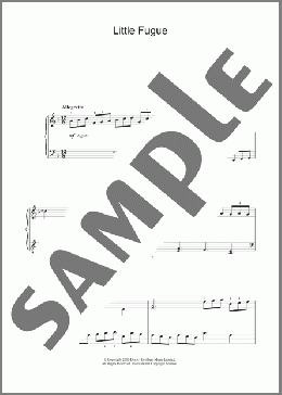 Little Fugue(Domenico Zipoli) 楽譜 その他 ダウンロード