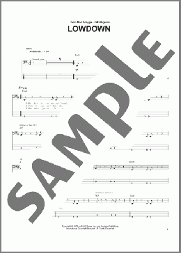 Lowdown(Boz Scaggs) 楽譜 ベース ダウンロード