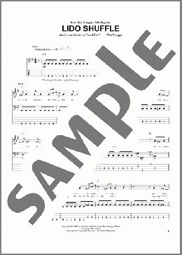 Lido Shuffle(Boz Scaggs) 楽譜 ベース ダウンロード