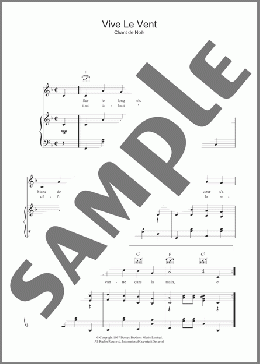 Vive Le Vent(Chant De Noel/Christmas Carol) 楽譜 その他 ダウンロード