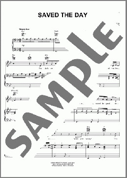 Saved The Day(Phillips, Craig & Dean) 楽譜 ピアノ & ボーカル & ギター ダウンロード