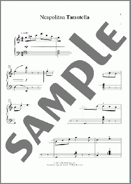 Neapolitan Tarantella(Claudette Hudelson) 楽譜 ピアノ（ソロ） ダウンロード