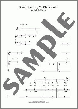 Come Hasten Ye Shepherds(Christmas Carol) 楽譜 その他 ダウンロード