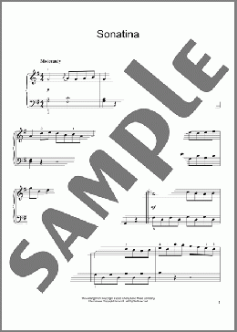 Piano Sonatina In G Major (First Movement Theme)(Ludwig Van Beethoven) 楽譜 ピアノ（ソロ） ダウンロード