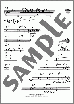 Speak No Evil(Wayne Shorter) 楽譜 その他 ダウンロード