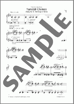 Tunstall Chimes, Study No. 10 - Hommage A Ravel(John McCabe) 楽譜 ピアノ（ソロ） ダウンロード
