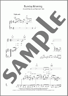 Sunday Morning(Lou Reed) 楽譜 その他 ダウンロード