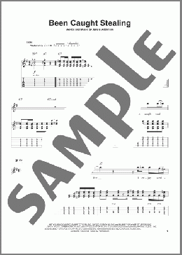 Been Caught Stealing(Jane's Addiction) 楽譜 ギタースコア ダウンロード