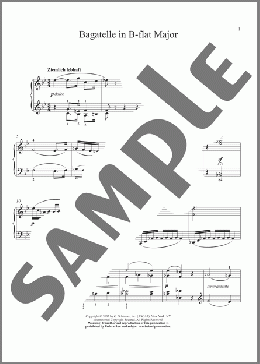 Bagatelle In B-flat Major, WoO 60(Matthew Edwards/Ludwig Van Beethoven) 楽譜 ピアノ（ソロ） ダウンロード