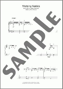 Waltzing Matilda(Marie Cowan) 楽譜 ピアノ（ソロ） ダウンロード