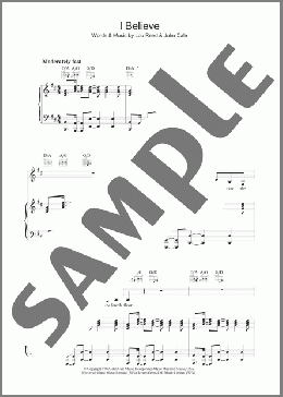 I Believe(Lou Reed/John Cale) 楽譜 その他 ダウンロード