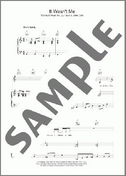 It Wasn't Me(Lou Reed) 楽譜 その他 ダウンロード