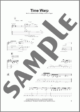 Time Warp(Brad Paisley) 楽譜 ギター（ソロ） ダウンロード