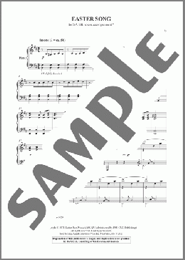 Easter Song(Anne Herring) 楽譜 その他 ダウンロード