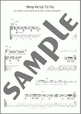 Hang Me Up To Dry(Cold War Kids) 楽譜 ギター（ソロ） ダウンロード