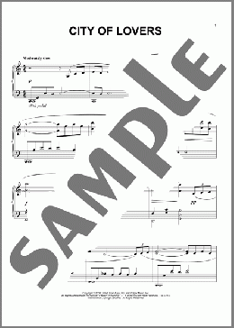 City Of Lovers(David Arnold/Casino Royale (Movie)) 楽譜 ピアノ（ソロ） ダウンロード