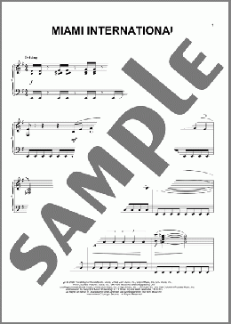 Miami International(David Arnold/Casino Royale (Movie)) 楽譜 ピアノ（ソロ） ダウンロード