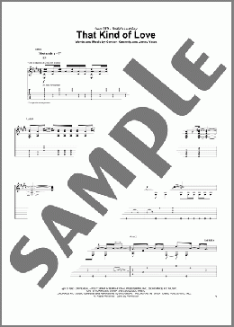 That Kind Of Love(PFR) 楽譜 ギター（ソロ） ダウンロード