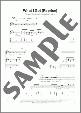 What I Got(Sublime) 楽譜 ギタースコア ダウンロード