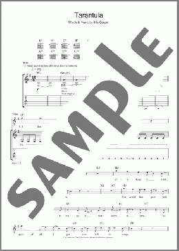 Tarantula(The Smashing Pumpkins) 楽譜 ギター（ソロ） ダウンロード