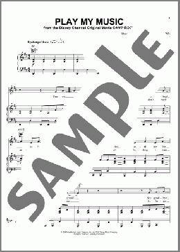 Play My Music(Kara DioGuardi/Jonas Brothers/Camp Rock (Movie)) 楽譜 ピアノ & ボーカル & ギター ダウンロード
