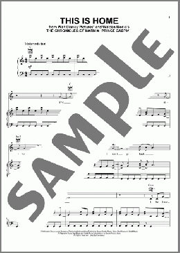 This Is Home(Switchfoot/The Chronicles of Narnia: Prince Caspian (Movie)) 楽譜 ピアノ & ボーカル & ギター ダウンロード