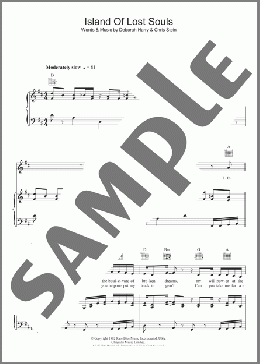 Island Of Lost Souls(Blondie) 楽譜 その他 ダウンロード