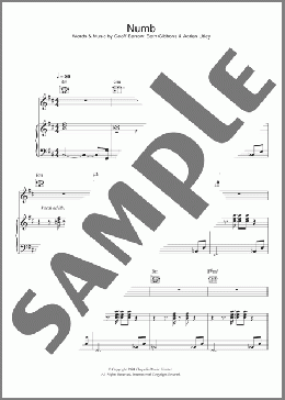 Numb(Portishead) 楽譜 その他 ダウンロード