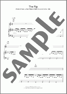 The Rip(Portishead) 楽譜 その他 ダウンロード