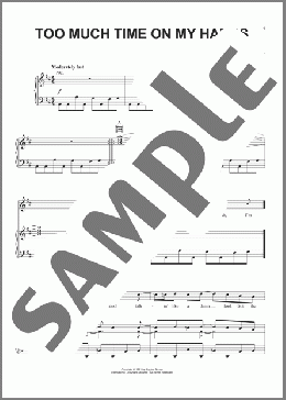 Too Much Time On My Hands(Styx/Rock Of Ages (Musical)) 楽譜 ピアノ & ボーカル & ギター ダウンロード
