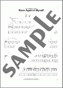 Race Against Myself(The Offspring) 楽譜 ギター（ソロ） ダウンロード