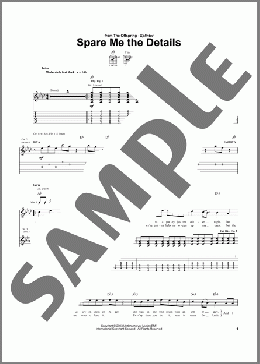 Spare Me The Details(The Offspring) 楽譜 ギター（ソロ） ダウンロード