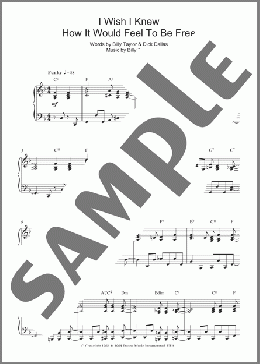 I Wish I Knew How It Would Feel To Be Free(Nina Simone) 楽譜 ピアノ（ソロ） ダウンロード