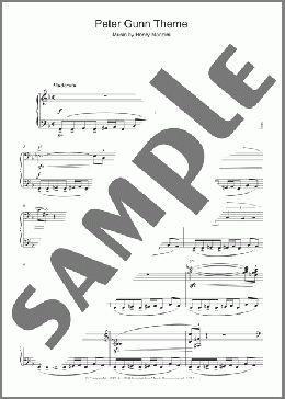 Peter Gunn Theme(Henry Mancini) 楽譜 ピアノ（ソロ） ダウンロード