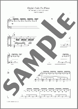 Orphee Suite For Piano, III. Journey To The Underworld, Act II, Scene 1(Philip Glass) 楽譜 ピアノ（ソロ） ダウンロード