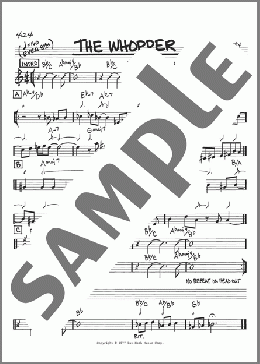 The Whopper(Pat Metheny) 楽譜 その他 ダウンロード