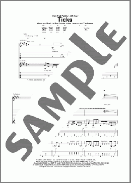 Ticks(Brad Paisley) 楽譜 ギター（ソロ） ダウンロード