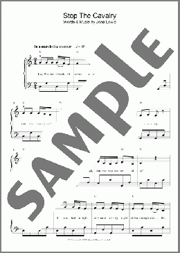 Stop The Cavalry(Jona Lewie) 楽譜 ピアノ（ソロ） ダウンロード