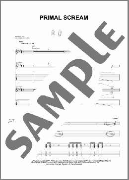 Primal Scream(Motley Crue) 楽譜 ギター（ソロ） ダウンロード