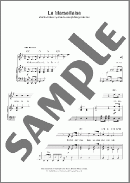 La Marseillaise (French National Anthem)(Claude-Joseph Rouget de l'Isle) 楽譜 その他 ダウンロード